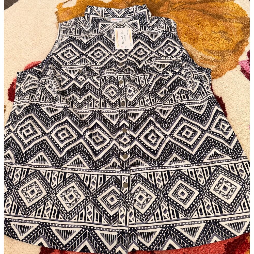 NWT LulaRoe Roxanne Snap Tank 3XL